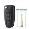 Remote Key Shell Car Case For Ford C-Max S-Max Focus Ranger Galaxy Mondeo Transit Custom Tourneo Custom Hu101 Fo21 Blade