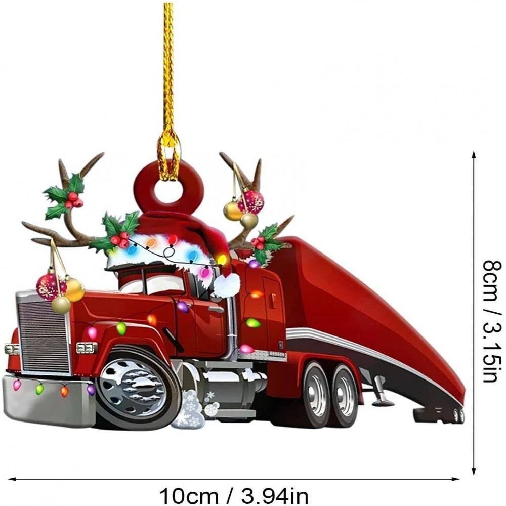 Engineering Cars Cars Hanging Pendants Handmade Engineering Cars Ornaments  Christmas