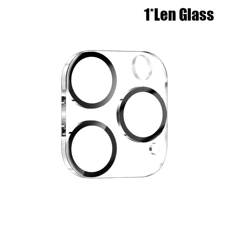 For iPhone 16/16 Plus/16 Pro/16 ProMax Tempered Glass Screen Protector Film HD Clear Full Cover Camera Lens Back Protector Film