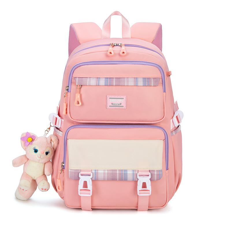 Elementary School Bag, Girls' Children's Ultra-light Burden Reduction, Spine Care, Junior High School Students