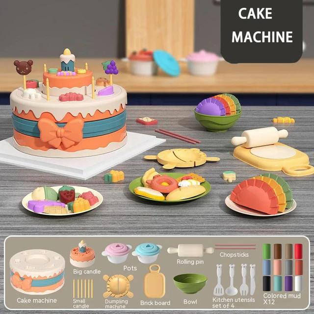 

3D Пластилиновая форма Моделирующий пластилин Машина для лапши Сделай сам Пластиковые наборы инструментов для игры с пластилином Игрушки Цветной пластилин для мороженого для детей Подарок на день рождения