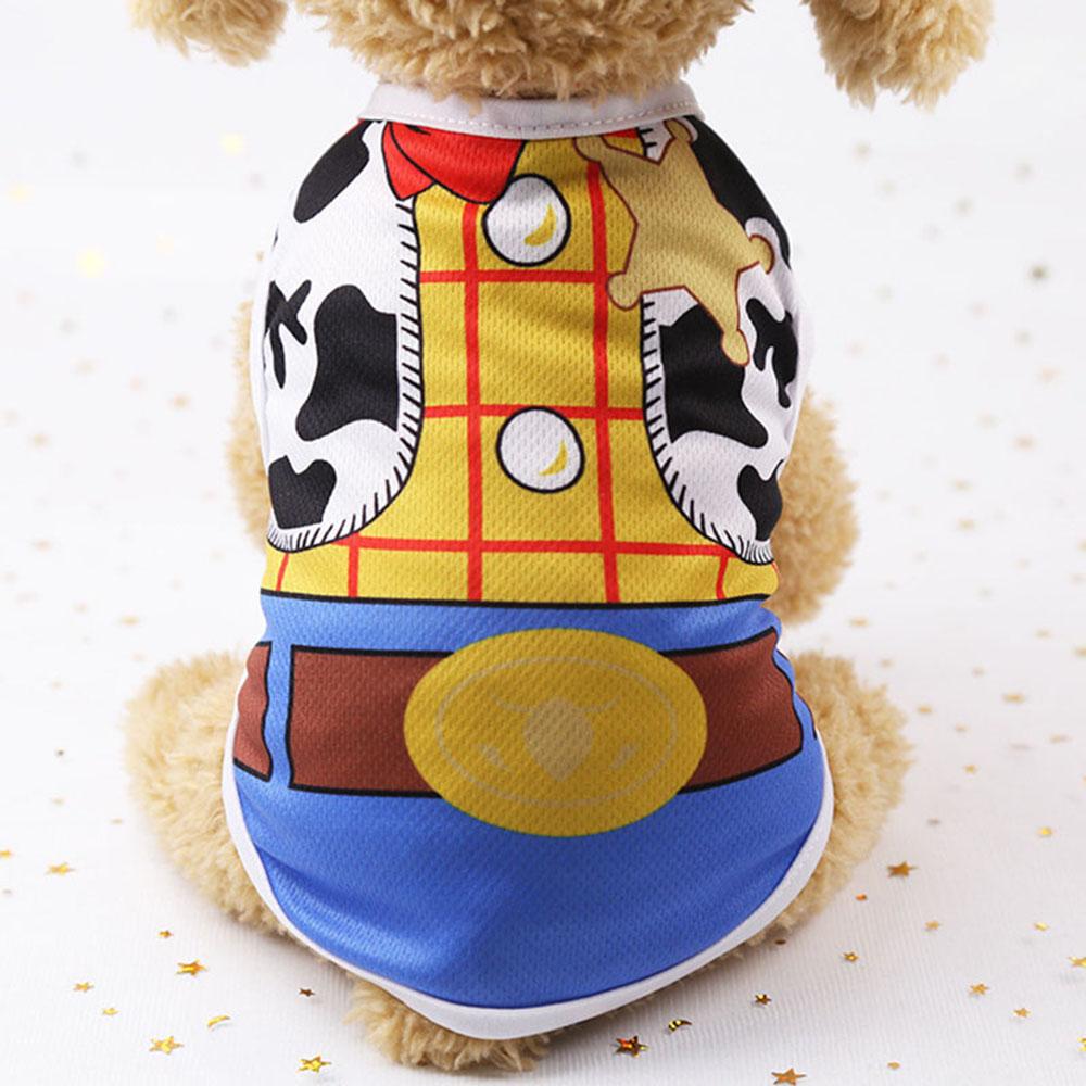 Lovely Puppy Shirts Print Dog Clothing Breathable Pet Cartoon Dog Shirt Vest Clothes Sweatshirt for Small Dog Puppy Cat Costume