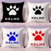 Luxury Fashion K-Kelme Cushion Cover Plush Fabric Soft Double-Sided Printed Sofa Pillow Case Colorfast Home Decor Gift