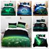 Sada ložního prádla se vzorem 3D Starry Universe s potiskem Aurora a povlakem na přikrývku 2 nebo 3 extra velké AU240 * 270 v plné velikosti Domácí dekorace