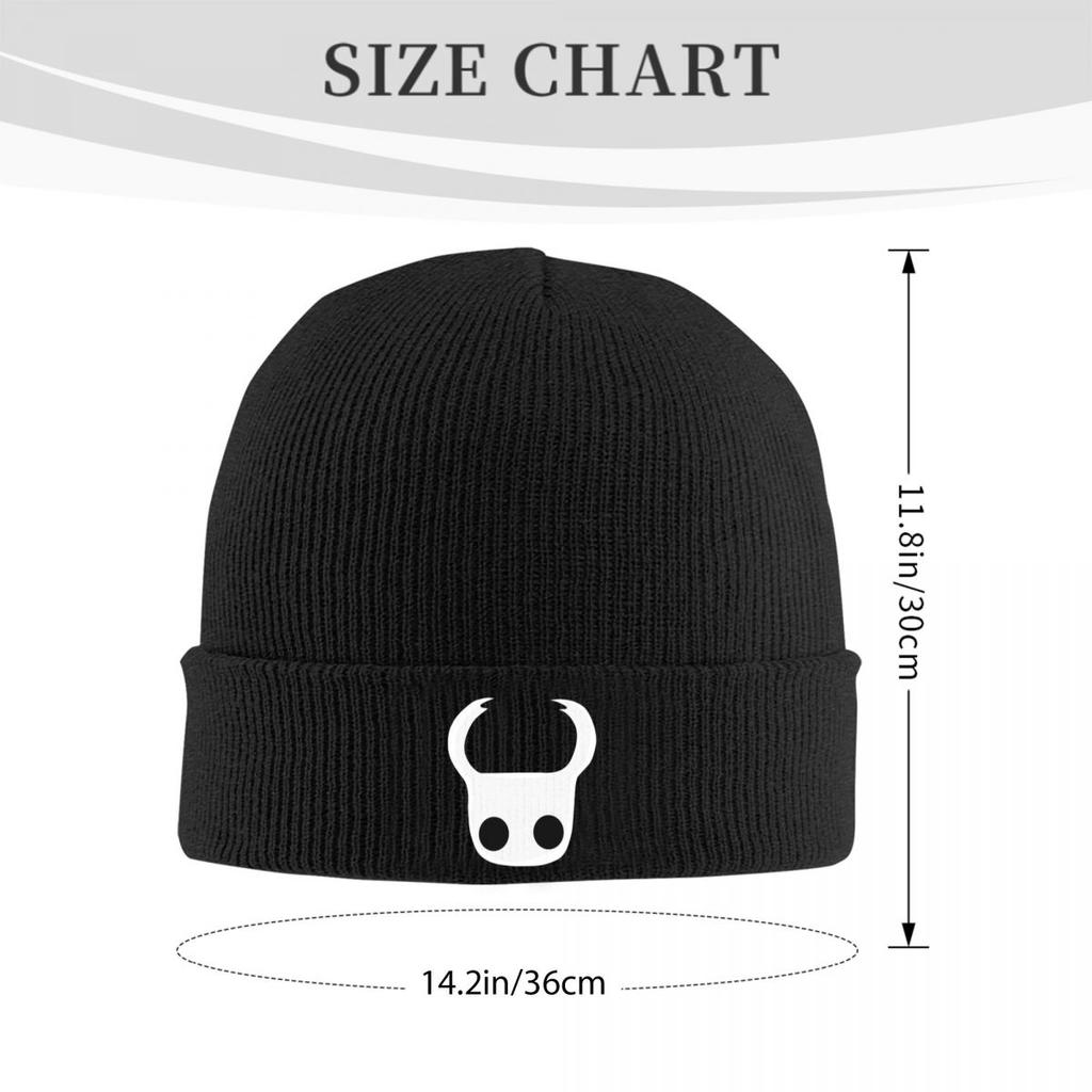 The Hollow Skull Video Game Warm Knitted Cap Fashion Bonnet Hat Autumn Winter Outdoor Beanies Hats for Unisex Adult