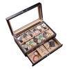 Carbon Fiber Leather Watch and Jewelry Storage Box