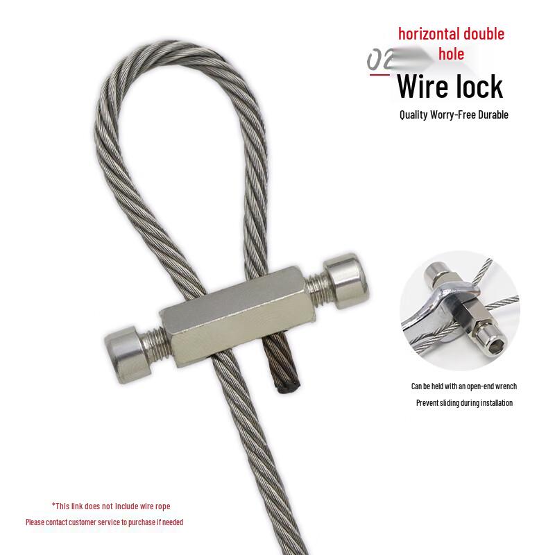 Outdoor Steel Wire Rope Hex Screw Fastener