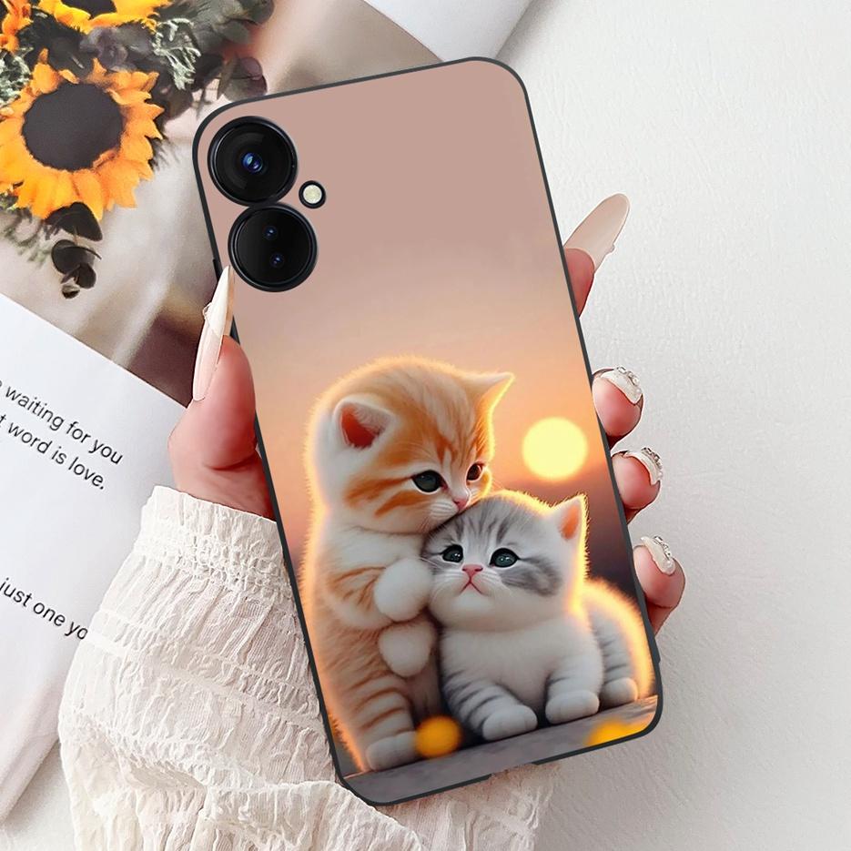 For Tecno Spark 9 Pro Case Spark9 Pro KH7n New Luxury Painted Cover Soft Silicone Phone Case For Tecno Spark 9T Spark9T KH6 Bags