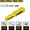 15M Synthetic Rope 7700LBS Winch Cable Nylon Replacement for   SUV Truck ATV UTV
