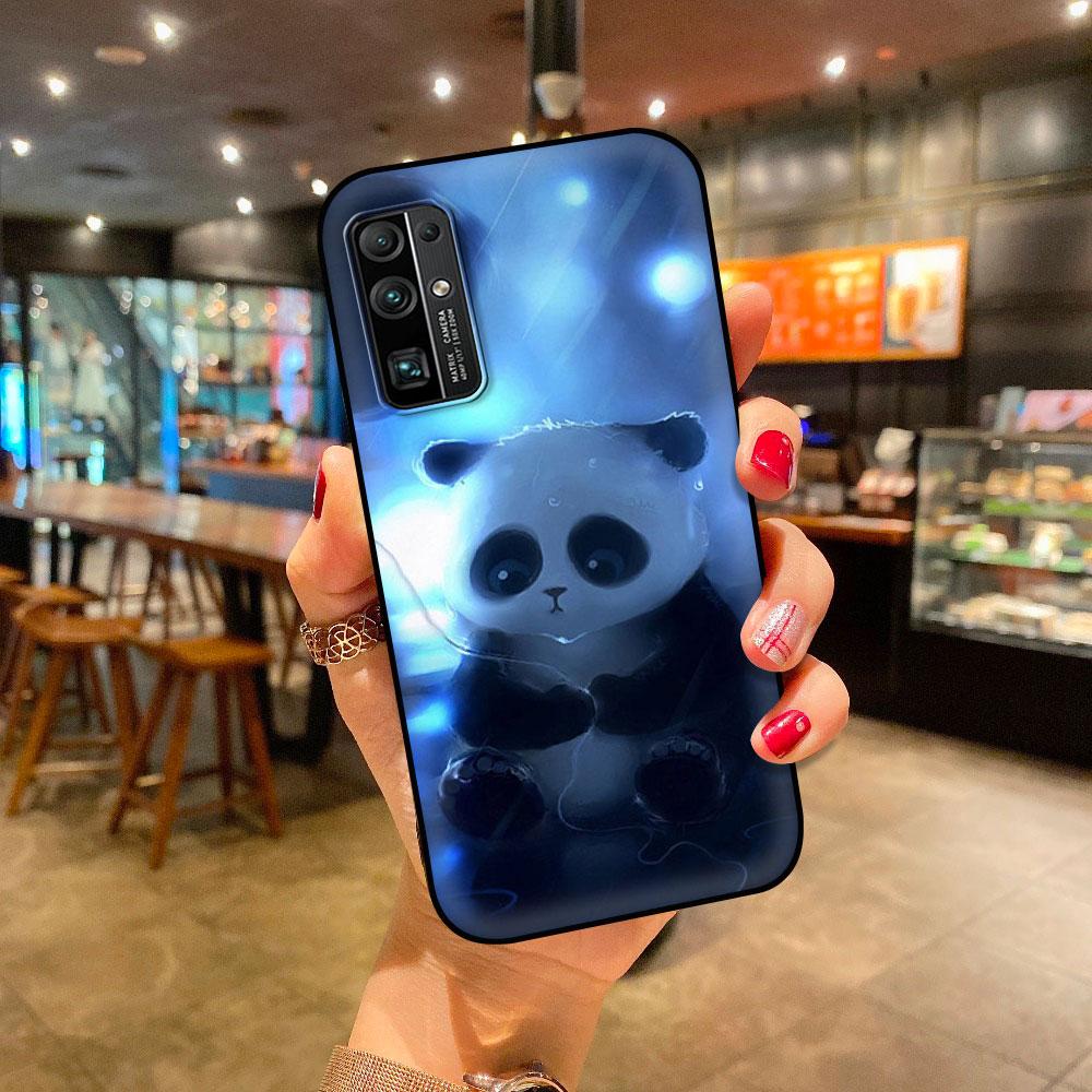 Case For Huawei P30 Lite P Smart Z Y6 Y7 2019 P40 Pro P20 Honor 9X 8X Play 9A 20 9S Phone Cover Shell Super Cute Panda Funda Sac