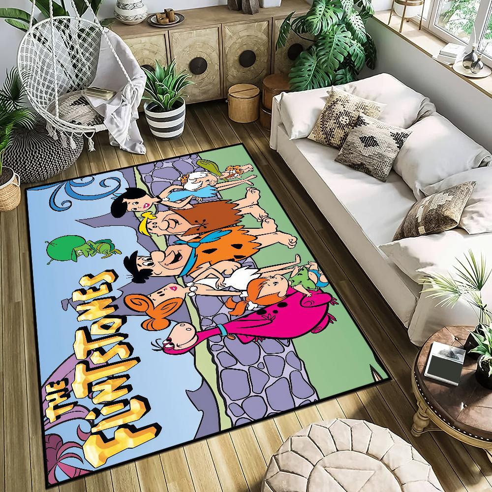 Cartoon T-The Flintstones Small Carpet Bedside Kitchen Bath Living Home House Bedroom Floor Mat Doormat  Rug Decoration