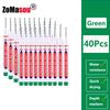 1-100 Stück 20mm Langer Kopf Markerstift Mehrzweck Holzbearbeitung Fliesen Dekoration Tiefloch Marker Stifte Rote/Schwarze/Blaue/Grüne Tinte