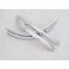 Car ABS Chrome Chrome Back Rear View Eyebrow Side Mirror Strip Cover Sticker Trim Frame For Honda Fit Jazz 2014 2015 2016 2017
