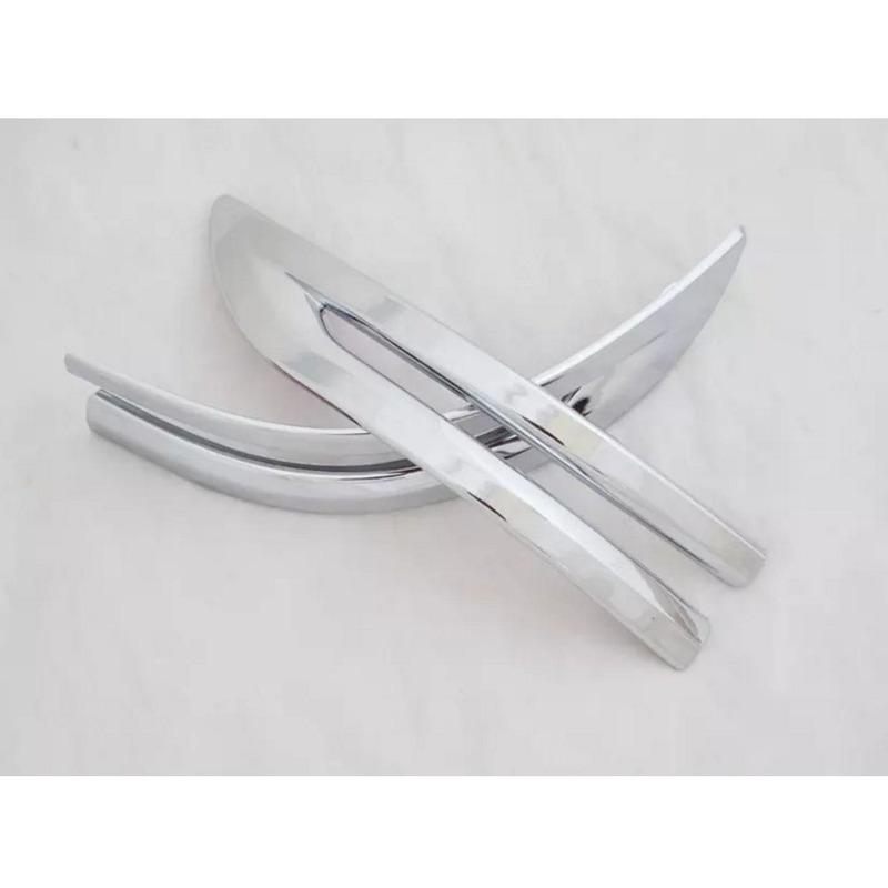 Car ABS Chrome Chrome Back Rear View Eyebrow Side Mirror Strip Cover Sticker Trim Frame For Honda Fit Jazz 2014 2015 2016 2017