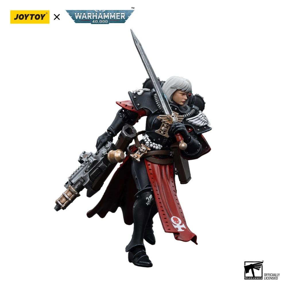 JOYTOY Warhammer 1/18 Figuras de Acción Adepta Sororitas Hermana de Batalla Hermana Noyalle Superior Kassia Jurel Ludwenna