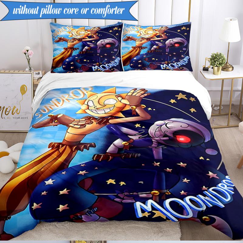 Skull And Sun Carnival 3pcs K-pop music group Bedding set,Ideal for Bedroom, Dormitory,Including Duvet Cover And 2pcs Pillowcases,Fan gifts