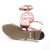Excellent Valentino Garavani Sandals Rockstud ankle strap patent leather pink  Used