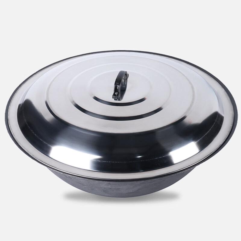 GOWKE Large Cast Iron Cooking Pot
