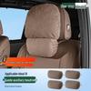 Ideal i6i8 Car Neck & Lumbar Support Pillow Set for Headrest and Interior Decoration
