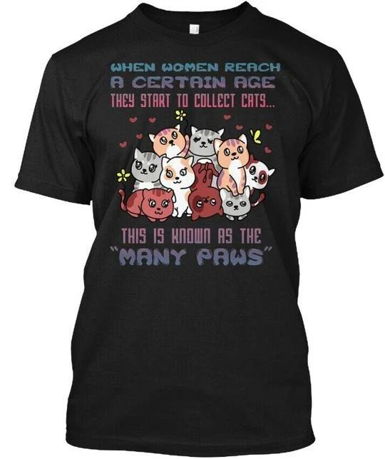 

Cat Many Paws TTshirt Made in the USA Size S to 5XL 3XL