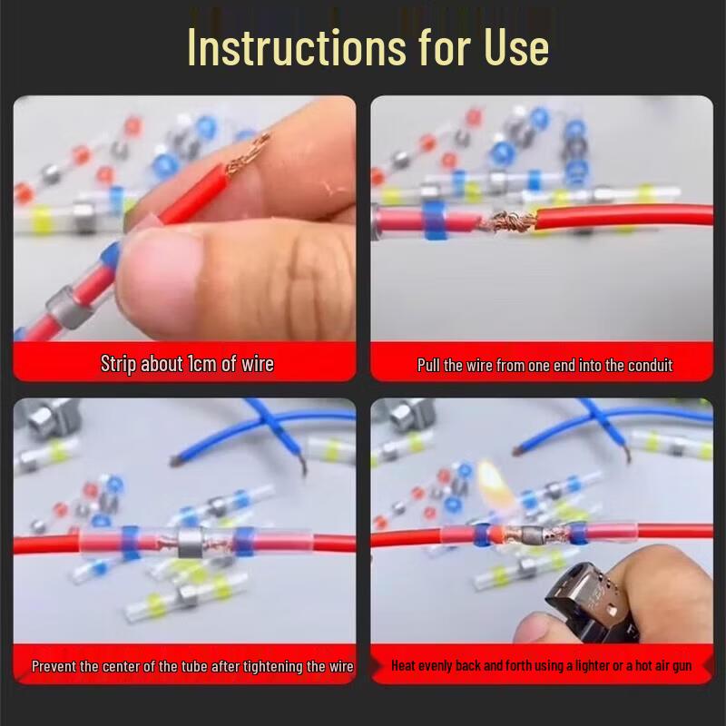 Waterproof Heat Shrink Wire Connector Kit