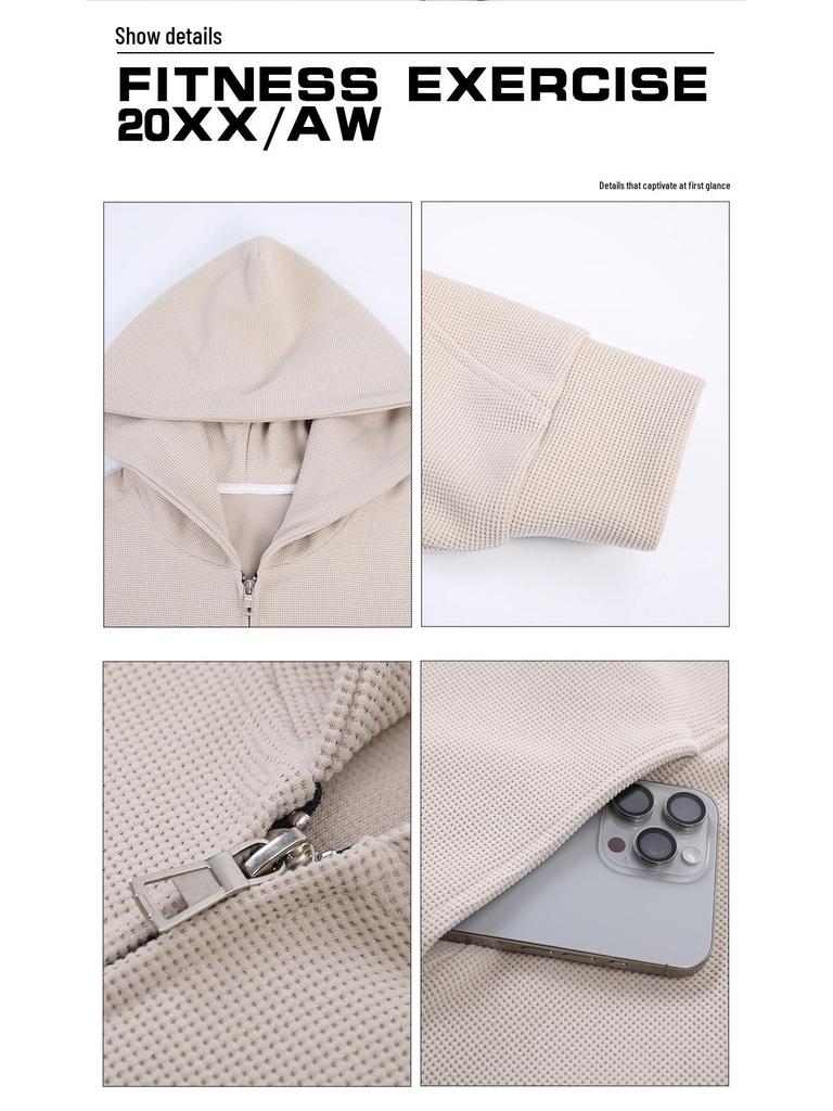 Herren Kapuzenjacke mit Reißverschluss - Herbst/Winter Smart Casual Oberbekleidung mit Taschen (2024)