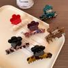 Korean New Style Acetate Flower Hairpin Female Back of The Head High-end Light Luxury Style Hairpin Hair Clip Headdress