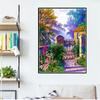 Diamond Painting Garden Entrance Cross Stitch Diamond Embroidery Landscape Diamond Mosaic Crafts Home Decoration