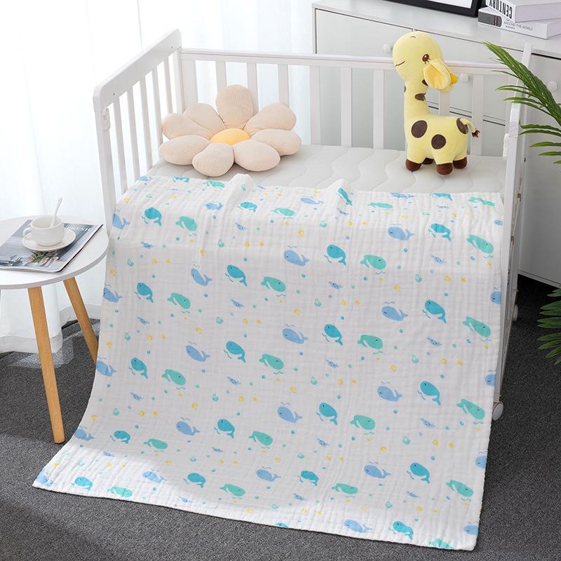 

Soft Cotton Six-Layer Absorbent Gauze Baby Bath Towel and Blanket 4 Layer 70*90
