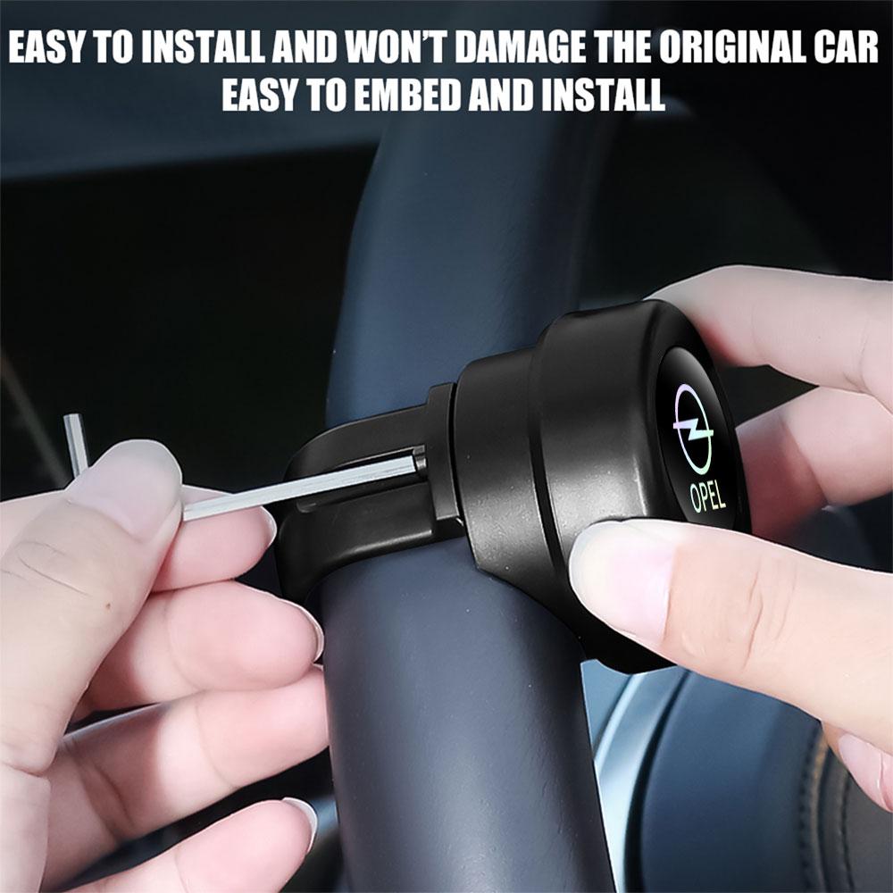 AAAEE1 Turning Steering Wheel Booster Spinner Auto Spinner Knob Auto Accessories for Opel Astra H G Insignia Antara Ampera Mokka Zafira