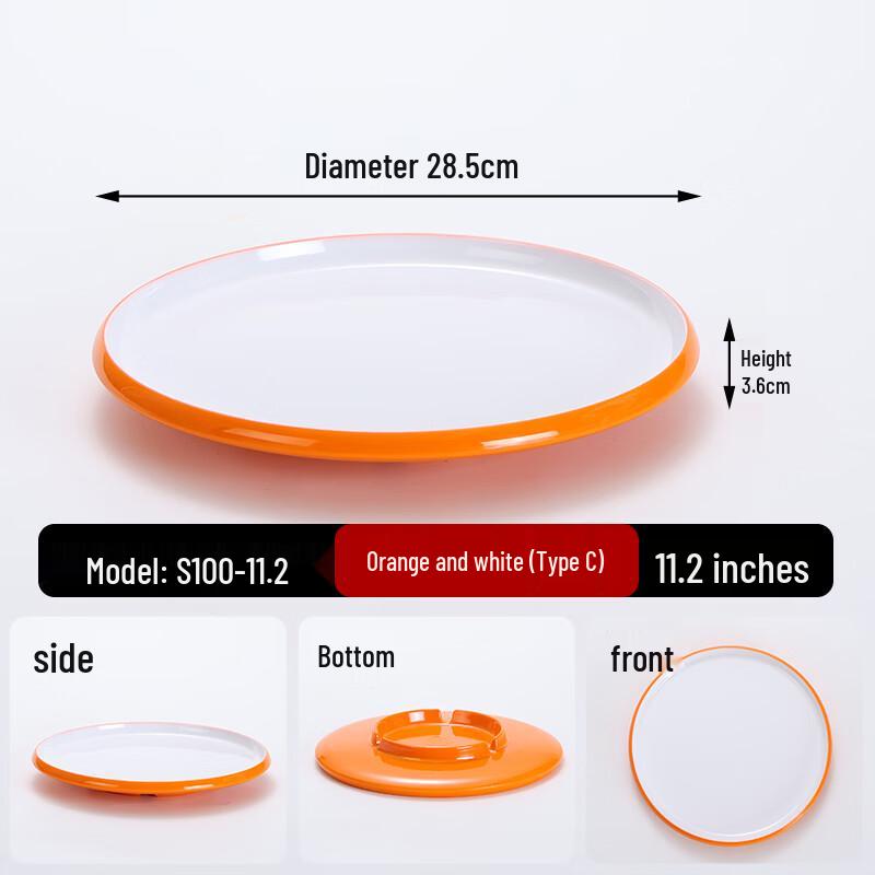 Melamine Round Serving Plate