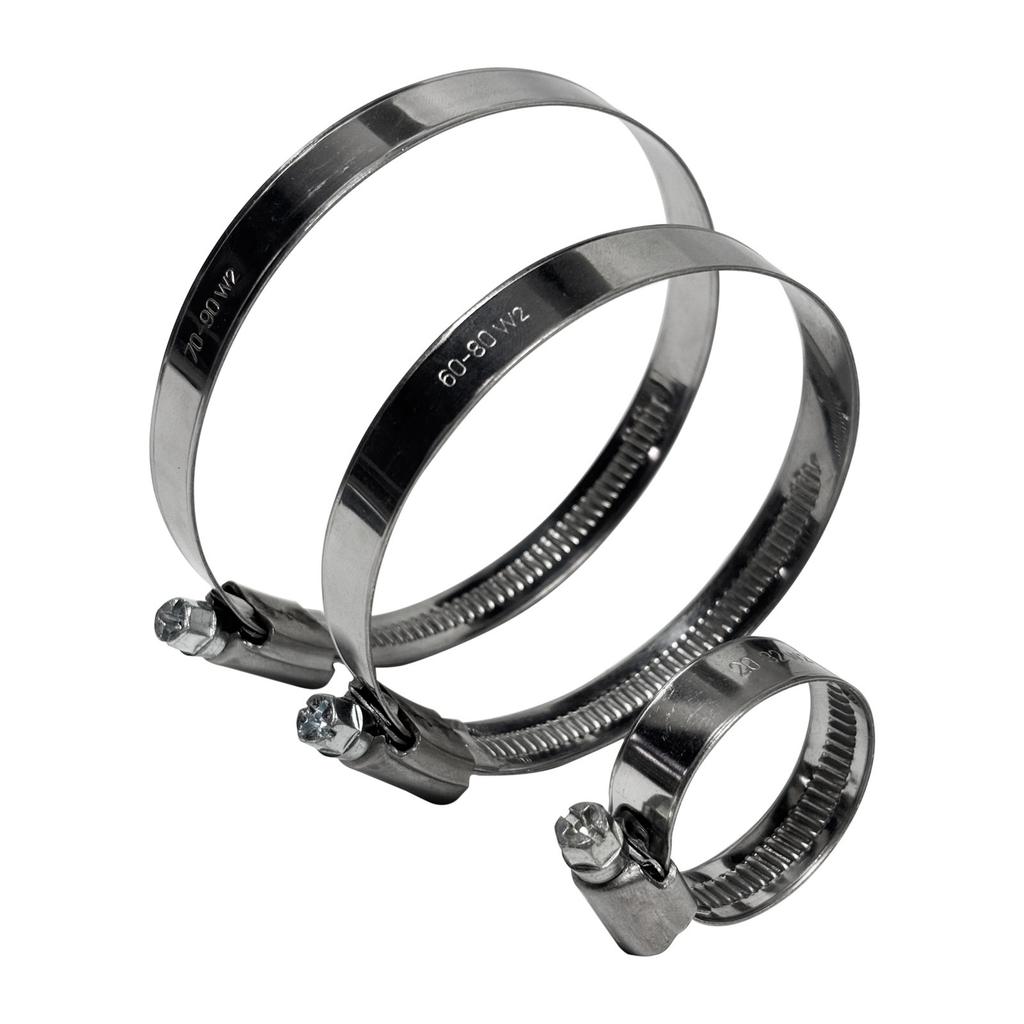 W2 Worm Clamp Ø20-32 , Width 12 - Stainless Steel