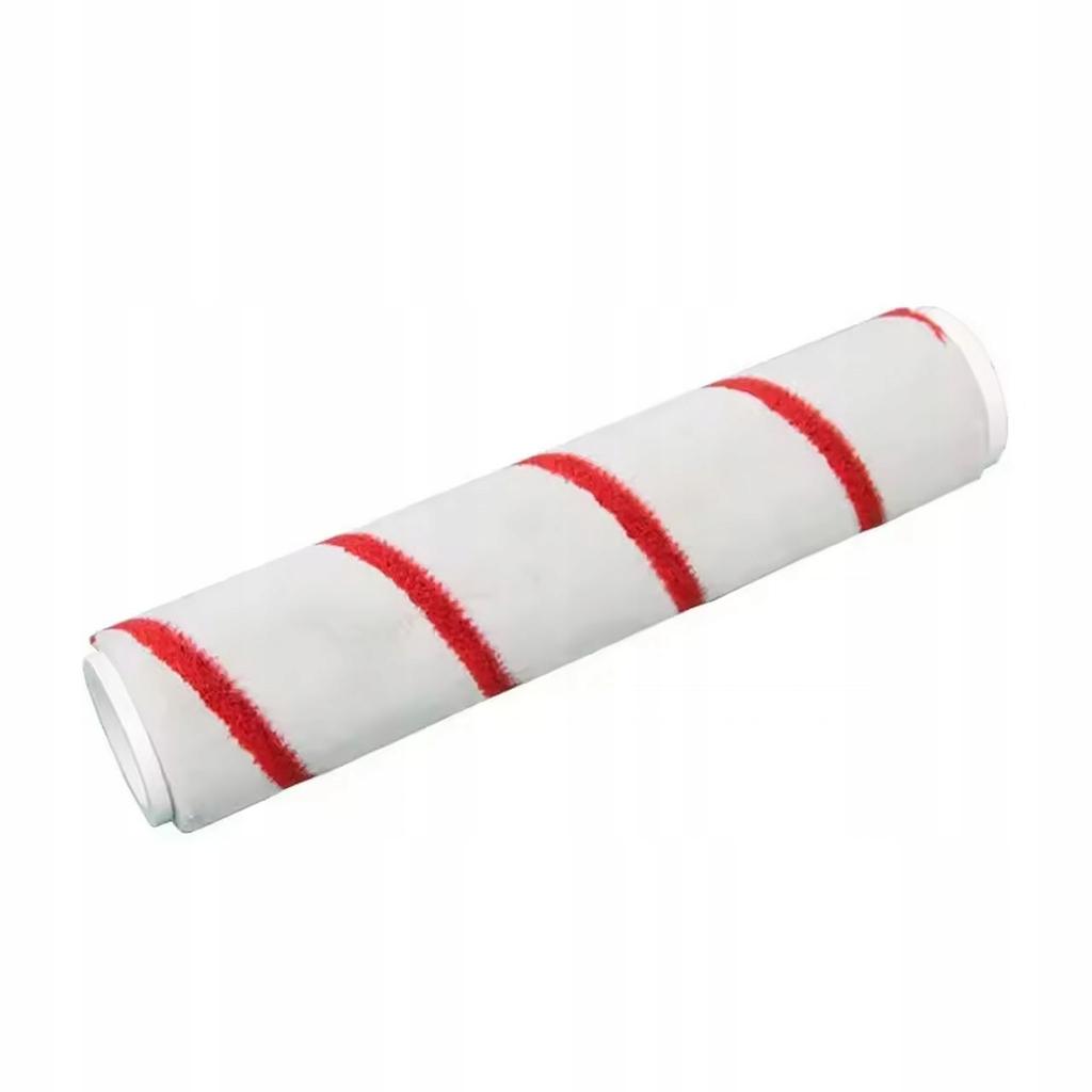 Rosfix Soft Roller Brush TRS10 for Dreame P10/Trouver Solo 10, Premium Replacement, Gentle for Hard Floors, Grey/Red