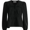 Shop   Women S 100  Cotton Ruffle Tie Puff Sleeve blouSe Brown Ean Wbl 12088