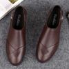 Herren Slipper Luxusmarke Herrenschuhe Echtes Leder Slipper Britischer Stil Lässige Designerschuhe Flacher Absatz Büro Ballerinas