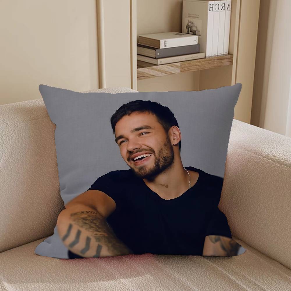 Singer L-Liam P-PayneS Stitch Lucky Dragon Pillow Cover Sofa Cushion Cover Home Room Decoration Children Gift