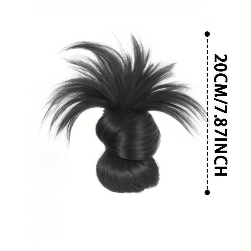 Low Synthetic Bun Ponytail Hair Natural Fluffy Claw Clip Chignon Hair For Women Lazy Bun Wig Bag Hair Accessories For Daily Use