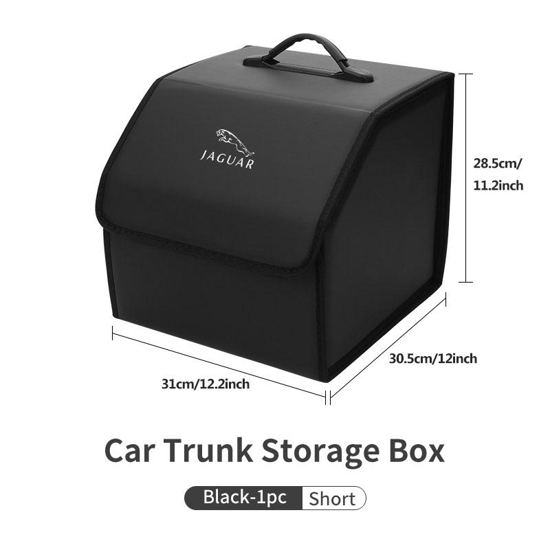 For Jaguar Car Trunk Organizer Box Tailbox Stowing Tidying Storage Bag XF XJ XFR XKR S-Type F-Type X-Type F-Pace I-Pace
