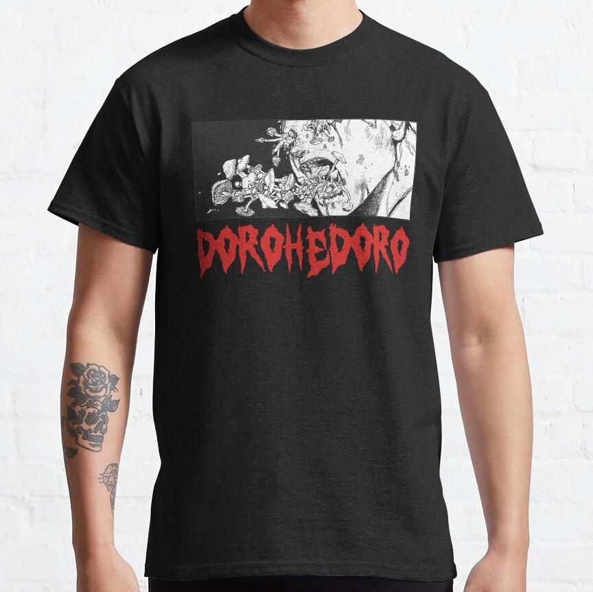 Men's Dai Dark Hateful Four Anime And Manga Kaiman Dorohedoro T Shirt Pure Cotton Clothes Short Sleeve Tees Plus Size T-Shirt