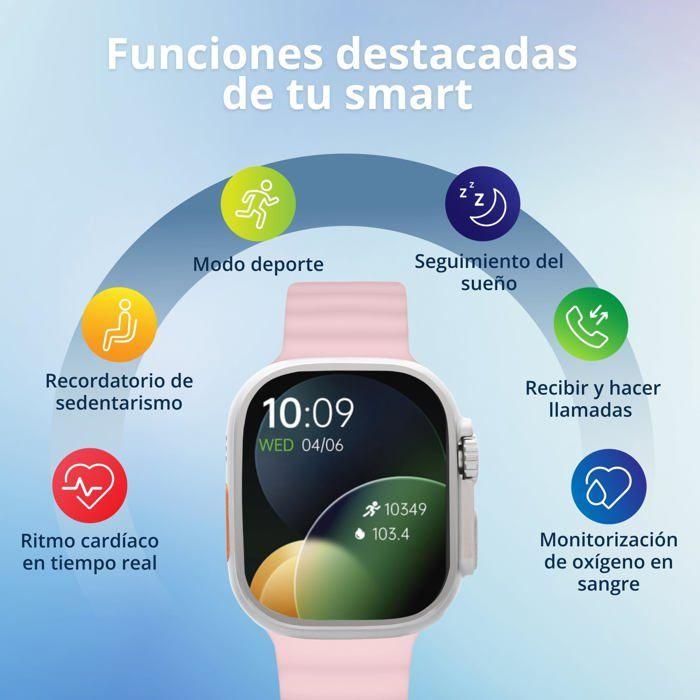 Montre connectée élégante - Radiant - RAS10906 - Design minimaliste - Notifications et appels - Autonomie 7 jours