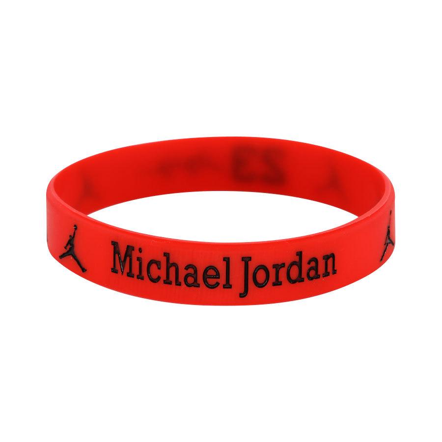 Douyin Popular NBA Star Signature Luminous Silicone Sports Bracelet/Wristband