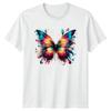 Colorful Butterfly Wings Animals Butterflies Mens Womens Graphic Tee