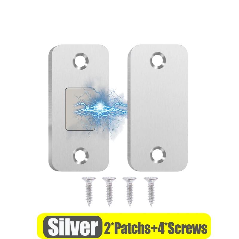 

Self Adhesive Door Stops Magnetic Cabinet Catches Invisible Soft-Catch Anti-Rust Magnet Stickers Hidden Door Closer for Cupboard