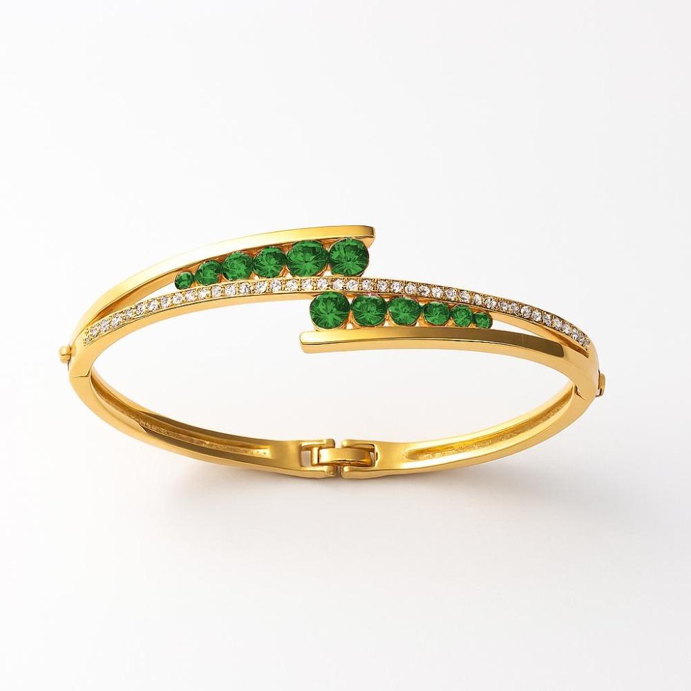 Simple Bracelet Light Luxury Personalized Cross Diamond-encrusted Gold Bracelet Women's Jewelry