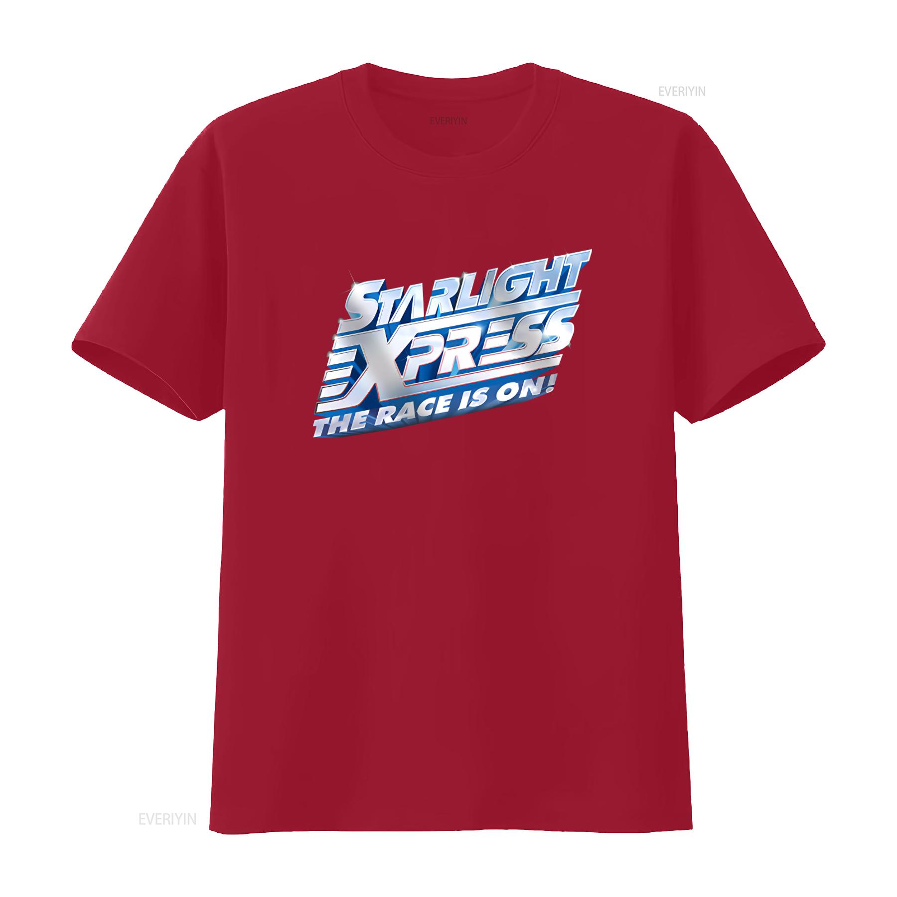 Starlight Express The Race Is On Logo T Shirt New Official Theatre Show Musical vintage Washed Comfortable Stylish S