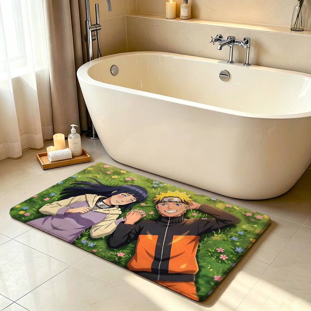 Cool-naruto-S Classic Carpet Bathroom Anti-slip Mat Door Mat Home Decoration Mat Entrance Door Mat Scratch-resistant Door Mat