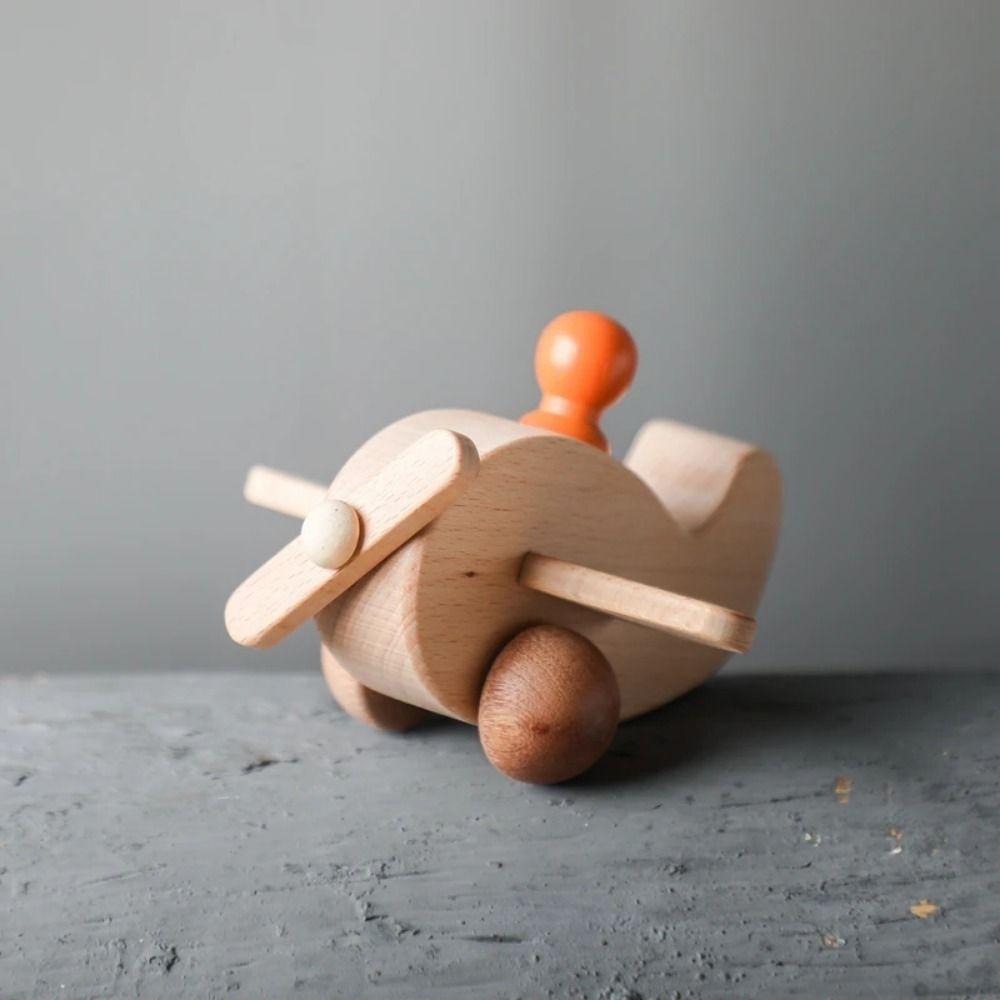 Detachable Simulation Airplane Model Brain Game Aircraft Montessori Toys  Home Decor