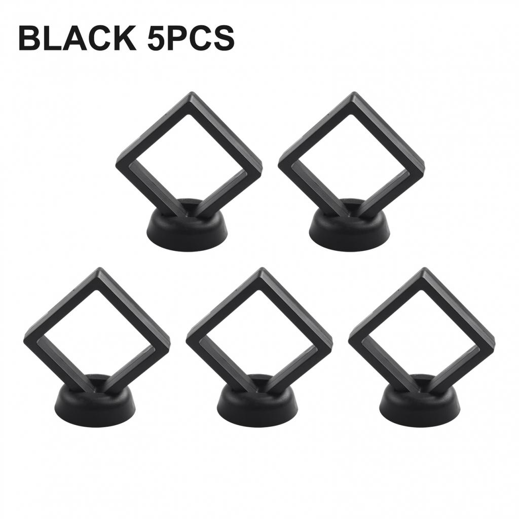 3D Floating Frame Display Box Clear Jewelry Multipurpose Storage Box