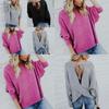 Premium Quality Fashion Back Cross Strap Sweater With Timeless Round Neck Design