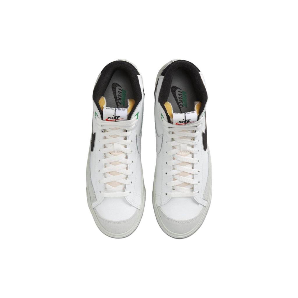 Nike Blazer Mid 77 SE Split - White Black Men Sneakers Summit-White Light-Silver Stadium-Green DZ2542-100